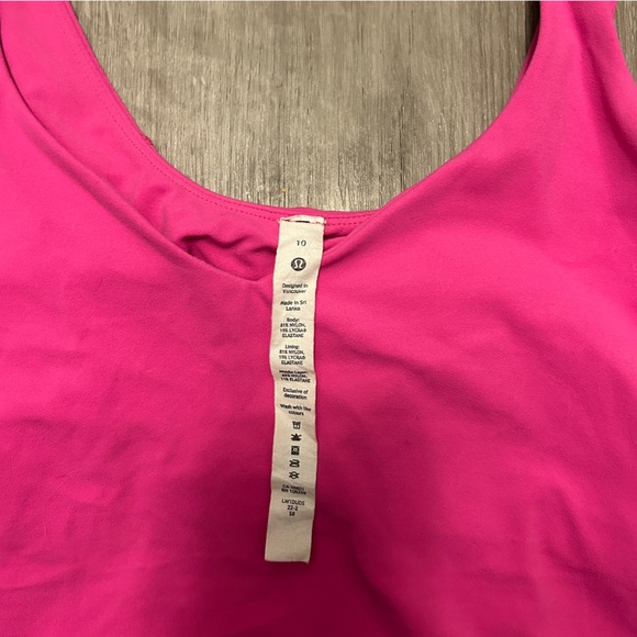 Lululemon Align Tank Top - Sonic Pink - Picture 7 of 9